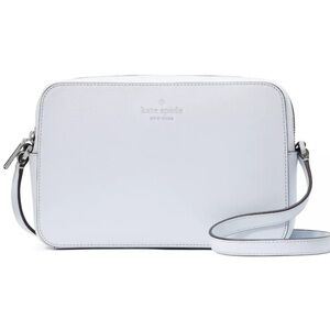 New Kate Spade Harper Crossbody bag Leather Pale Sapphirine